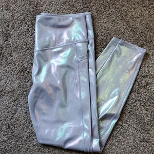Curves N Combatboots Shimmer Leggings